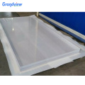 Transparent acrylic panels for swimming pool